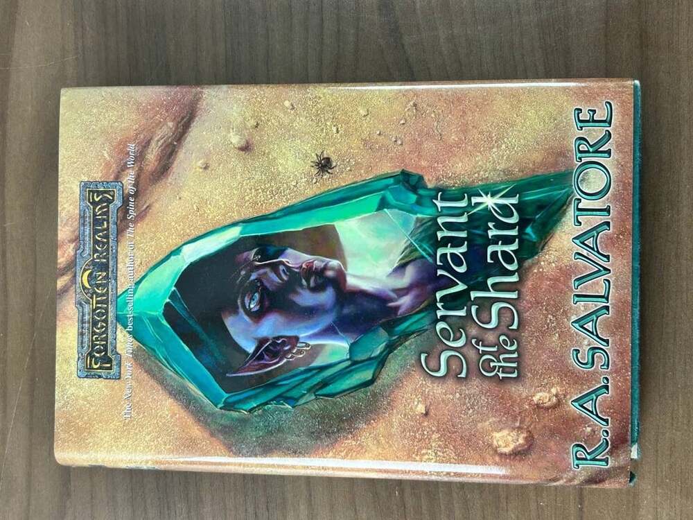Servant of the Shard R A Salvatore 2000 1st Printing Hardcover Forgotten Realms